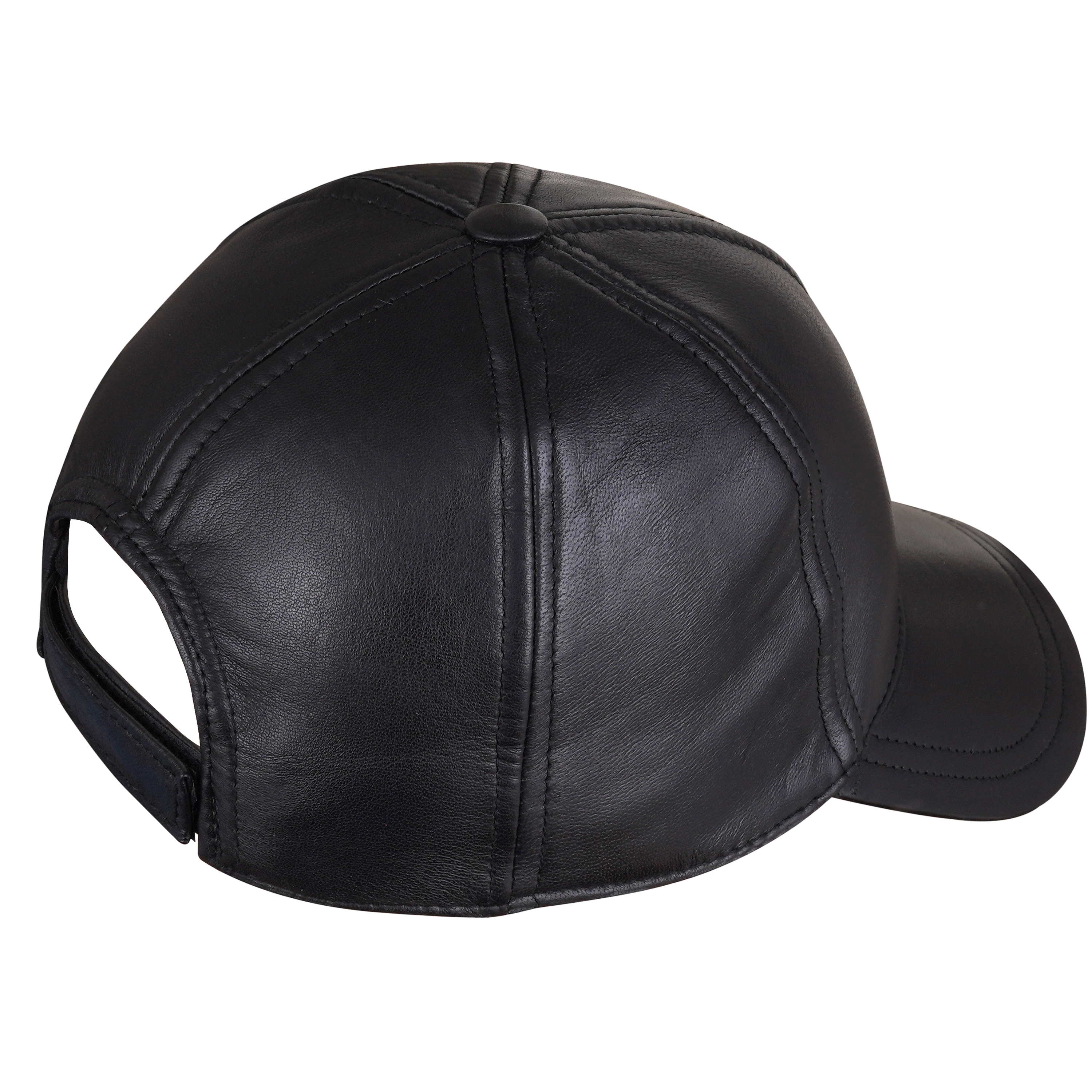 Baseball Leather Cap - Men's