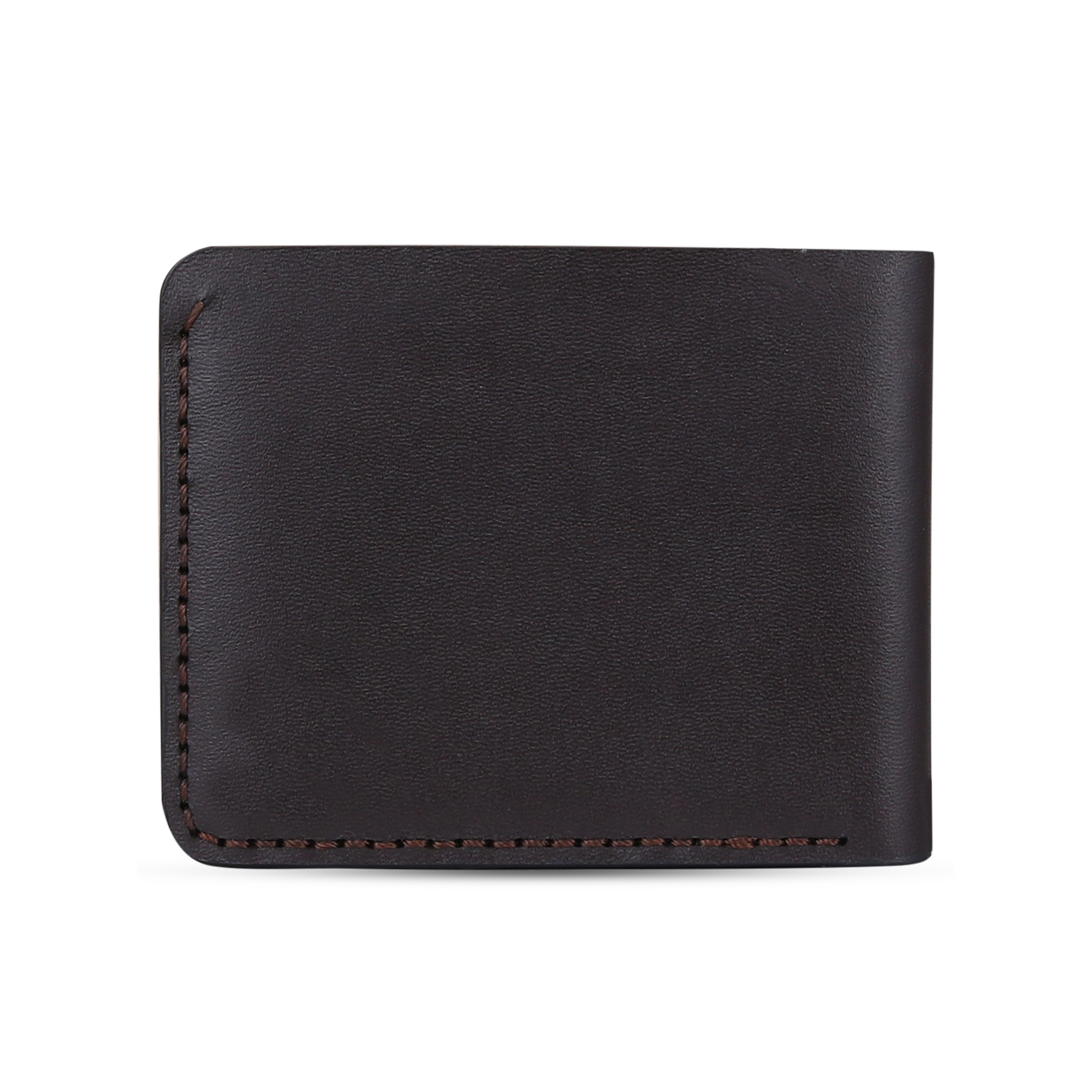Real Leather Handmade Bi-fold Wallet - Men's